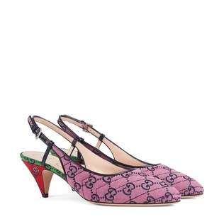 Women's GG Multicolour mid-heel pump
