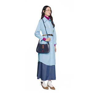 Cauliflower embroidery longline shirt