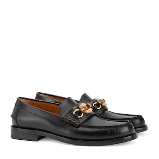 Women's loafer with bamboo Horsebit