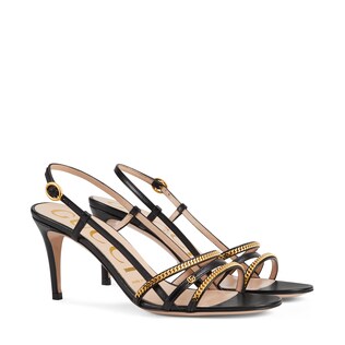 Women's sandal with chains