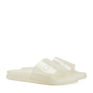 Men's slide sandal with Gucci logo
