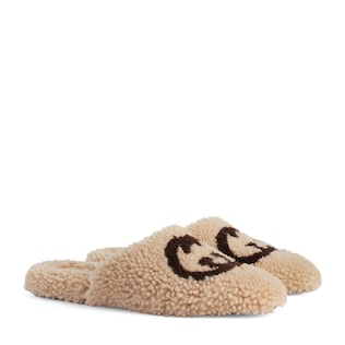 Slipper con parche de GG para mujer