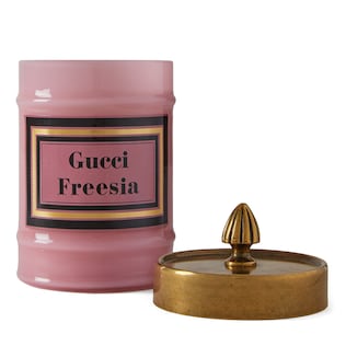 Freesia, medium murano candle