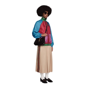 GG Multicolour silk twill jacket