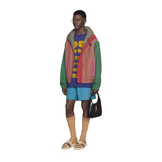 GG Multicolour canvas zip jacket