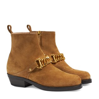 Women's ankle boot with chain