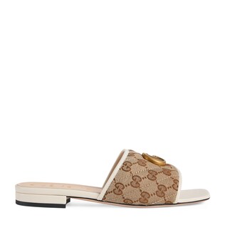 Women's slide sandal with Double G