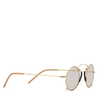 Pince-nez round-frame glasses