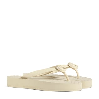 Women's chevron thong sandal