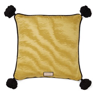 Cushion with ICCUG and tiger patches