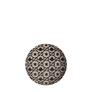 GG bee and star jacquard stool