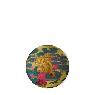 Dragonfish jacquard stool