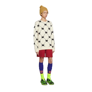 Freya Hartas animal embroidered canvas shorts