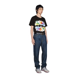 Men's Interlocking G star T-shirt