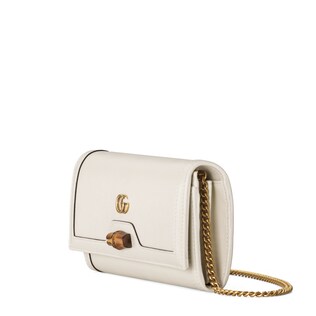 Gucci Diana竹节链带钱包