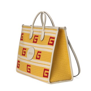 Ibizia striped tote bag
