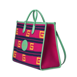 Capri striped tote bag