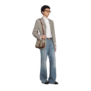 Eco washed organic denim pant