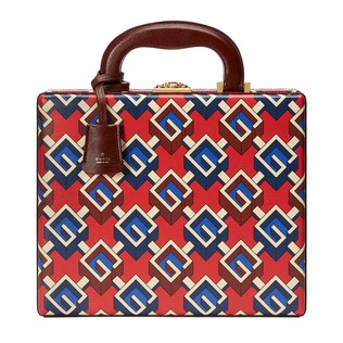 Geometric G print poker set