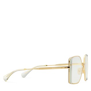 Rectangular-frame sunglasses