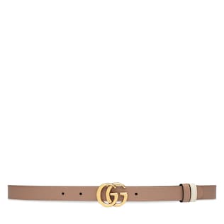 Cintura sottile reversibile GG Marmont
