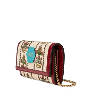 Gucci 100 Brieftasche mit Kettenriemen