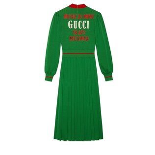 Vestido de lana fina Gucci 100