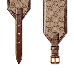 Ceinture large avec boucle carrée