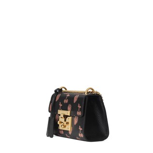 Padlock small berry shoulder bag