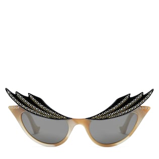 Cat-eye frame sunglasses