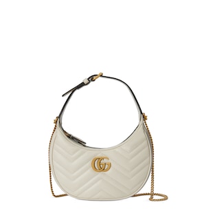 GG Marmont half-moon-shaped mini bag