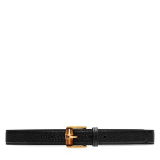 Belt with bamboo buckle