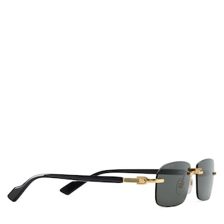 Rectangular frame sunglasses