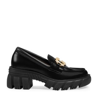 Women's lug sole Interlocking G loafer