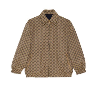 GG polyester reversible jacket