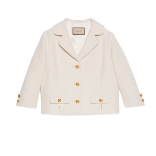 Fine bouclé blend jacket