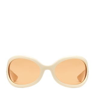 Oval-frame sunglasses