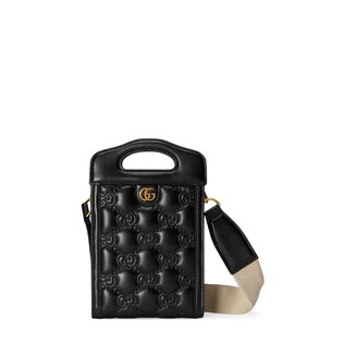 GG matelassé top handle mini bag