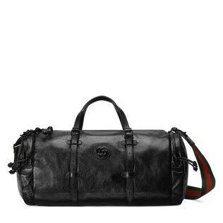 Large duffle bag with tonal Double G