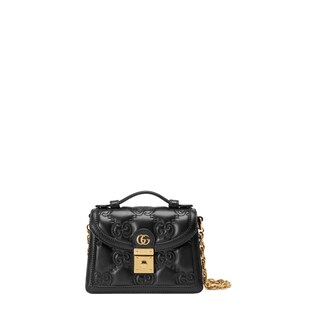 GG matelassé small top handle bag