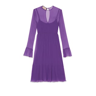 Kleid aus Seidenchiffon