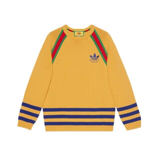 adidas x Gucci联名系列羊毛卫衣