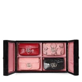 GG Marmont super mini python gift box