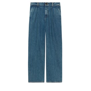 Pantalon en denim coupe large