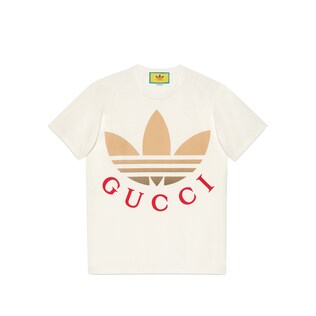 تي شيرت من قطن جيرسي من مجموعة adidas x Gucci