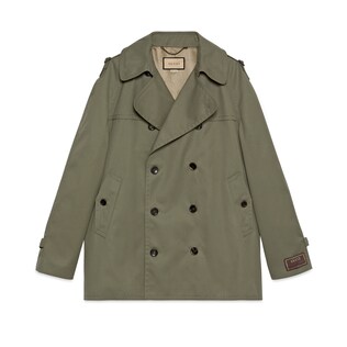 Trench en gabardine fine