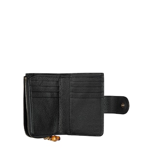 Medium Double G wallet with bamboo