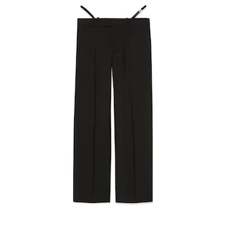 Wool mohair trouser