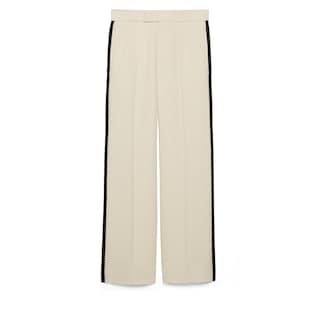 Retro tweed trouser with patch