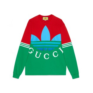 adidas x Gucci長袖T恤
